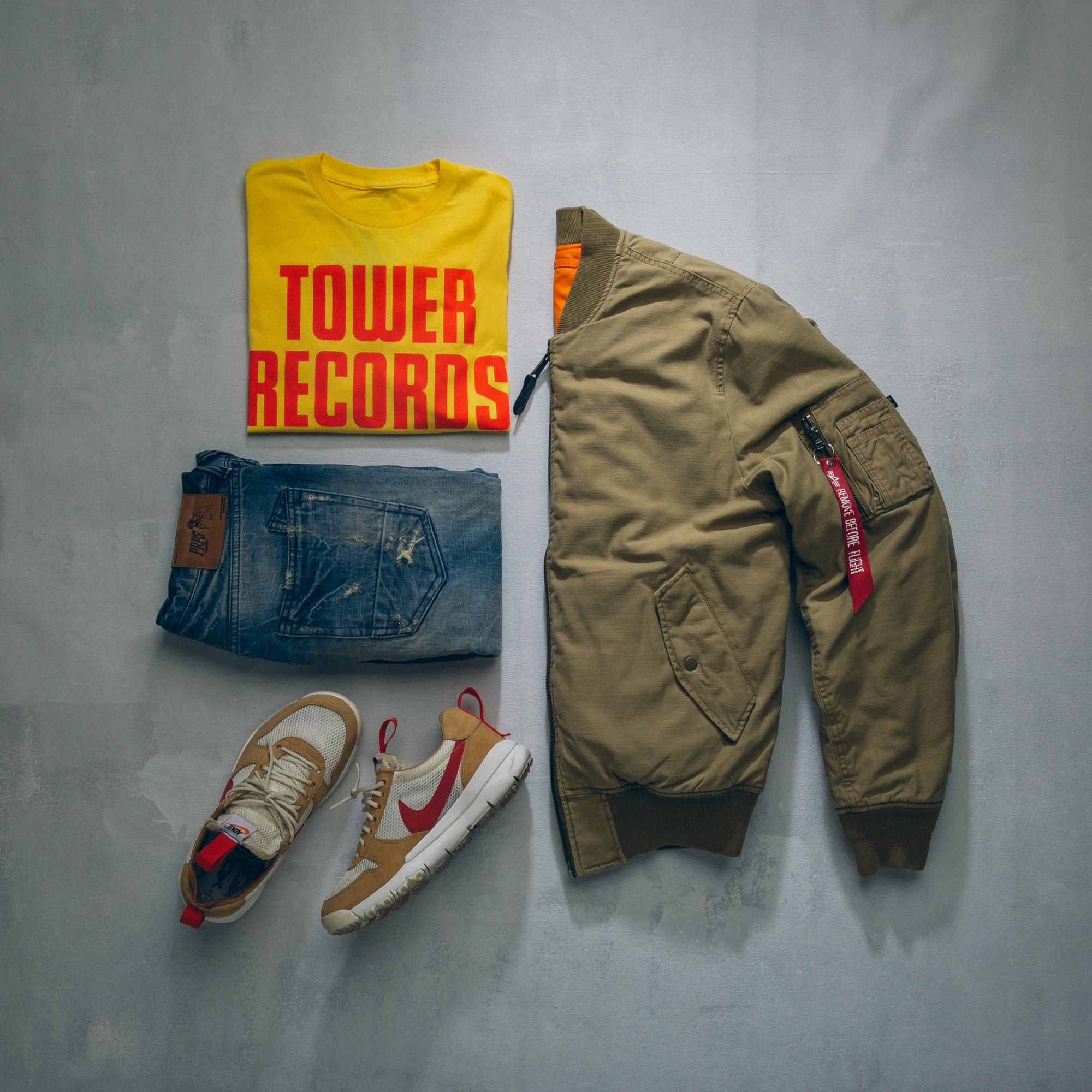 Alpha Industries outfit grid